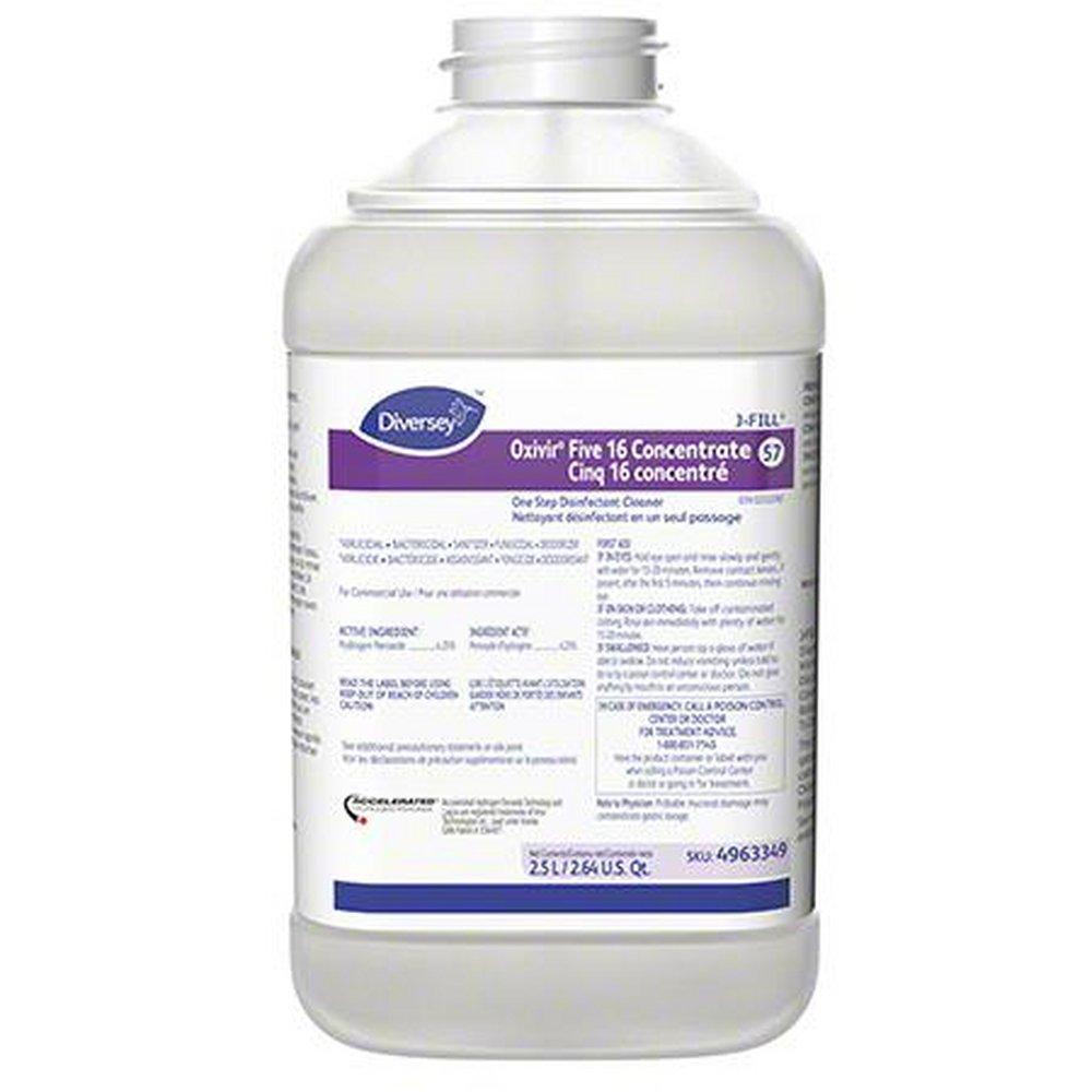 Diversey Oxivir® Five 2.5 L One-Step Disinfectant Cleaner, 2 Per Case