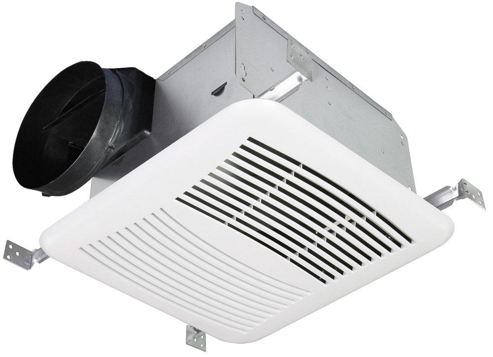 S&P USA Ventilation Premium Choice XP Series 76 to 120 CFM Ceiling Mount Single-Phase Bathroom Exhaust Fan in White - Fan Only - 0.3-0.9 Sones - Energy Star Rated