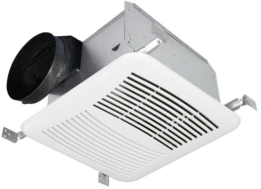 S&P USA Ventilation Premium Choice XP Series 76 to 120 CFM Ceiling Mount Single-Phase Bathroom Exhaust Fan in White - Fan Only - 0.3-0.9 Sones - Energy Star Rated