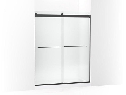 KOHLER Levity® 74 x 59-5/8 in. Frameless Sliding Shower Door in Matte Black