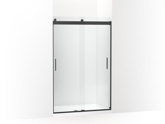 KOHLER Levity® 74 x 47-5/8 in. Frameless Sliding Shower Door in Matte Black