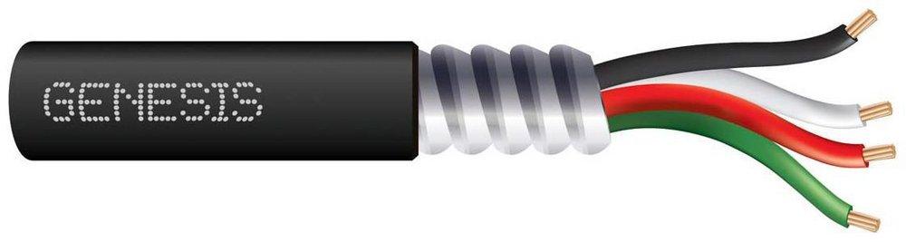 Genesis Spinalcord™ 14/4 ga 50 ft. Black MC Cable