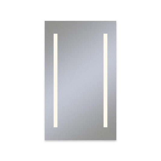 Robern Vitality 23-1/4 x 39-3/8 in. Recessed Mount and Surface Mount Medicine Cabinet in Mirror Finish