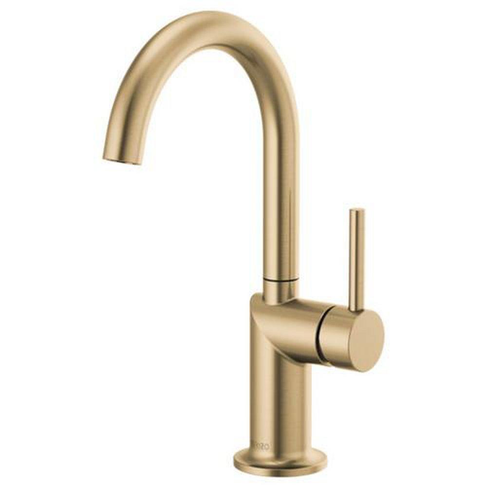 Brizo Odin® Single Handle Bar Faucet in Brilliance® Luxe Gold® (Handle Sold Separately)