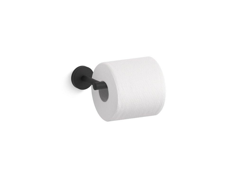 KOHLER Elate® Wall Toilet Tissue Holder in Matte Black