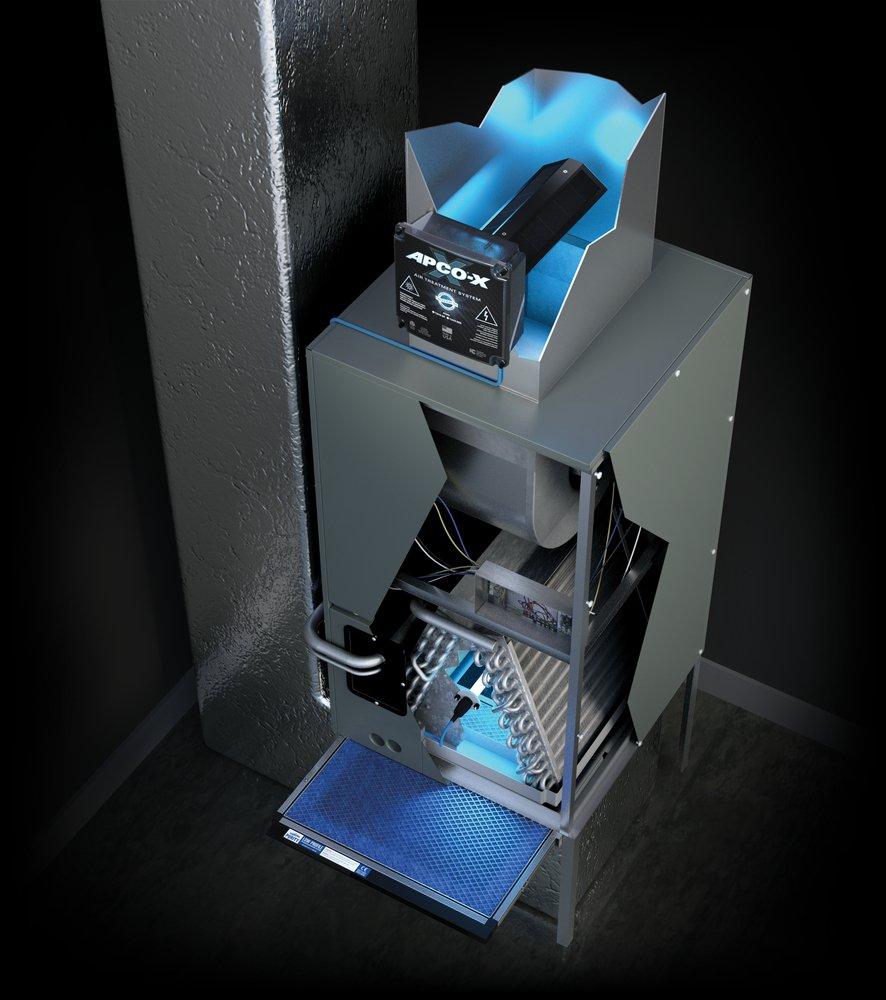 Fresh-Aire UV APCO-X 3-Year 120-277 VAC Duct Mounted UV System with 2nd UV Lamp for Coils