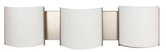 Miseno ML Series 3-Light Integrated LED Vanity Fixture in Brushed Nickel