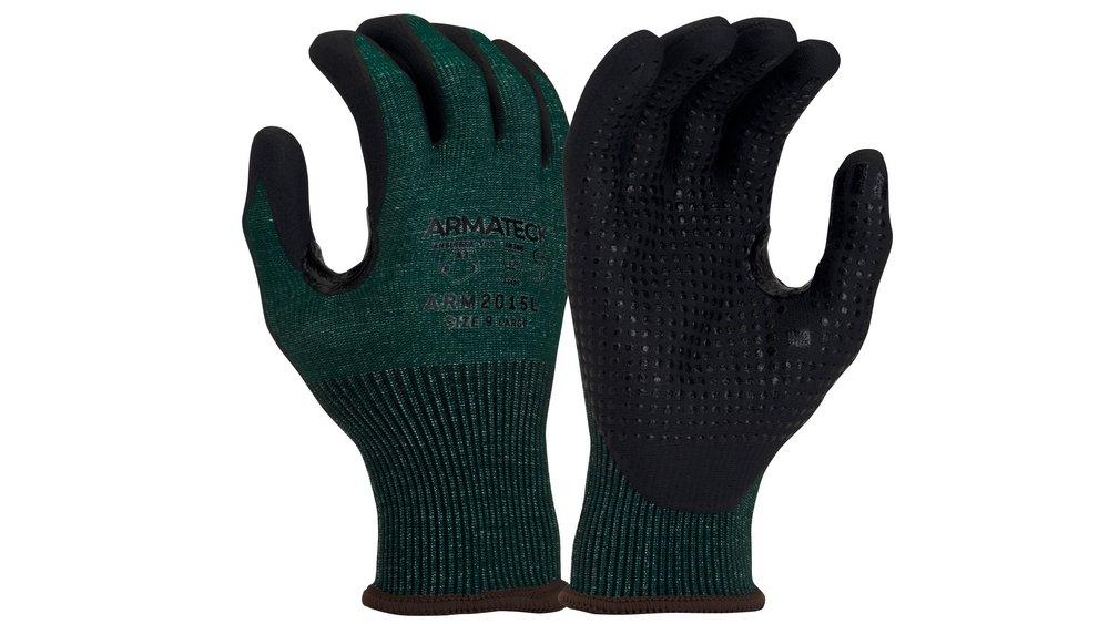 15G HPPE Cut Level A2 Micro-Foam Nitrile Palm Dipped Gloves, S