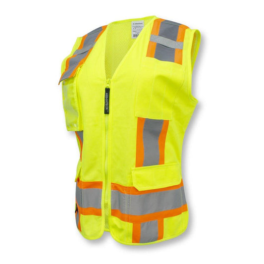 High Visibility Women’s Two-Tone Safety Vest, S