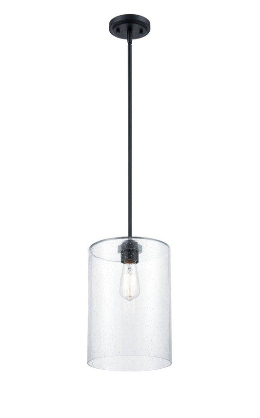 Millennium Lighting Moven 1-Light Mini-Pendant Light in Matte Black