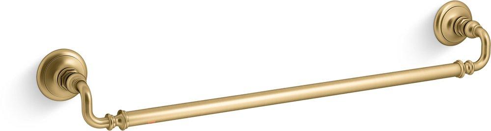 KOHLER Artifacts® 24 in. Towel Bar in Vibrant® Brushed Moderne Brass