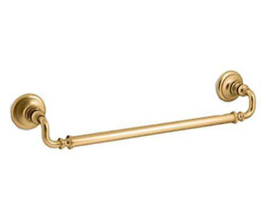 KOHLER Artifacts® 18 in. Towel Bar in Vibrant® Brushed Moderne Brass