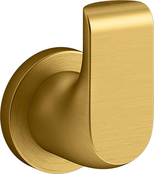 KOHLER Avid® 1-Hook Robe Hook in Vibrant® Brushed Moderne Brass