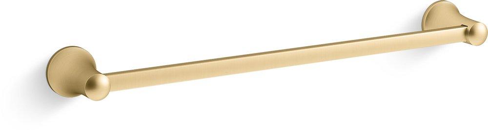 KOHLER Tempered® 18 in. Towel Bar in Vibrant® Brushed Moderne Brass