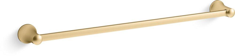 KOHLER Tempered® 24 in. Towel Bar in Vibrant® Brushed Moderne Brass