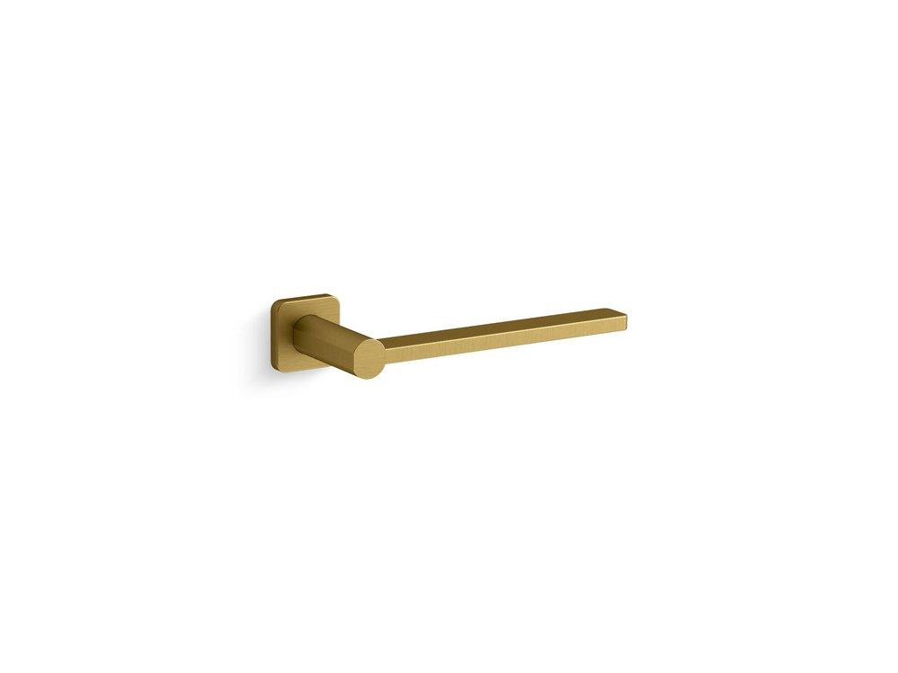 KOHLER Parallel™ 9-1/2 in. Towel Bar in Vibrant® Brushed Moderne Brass