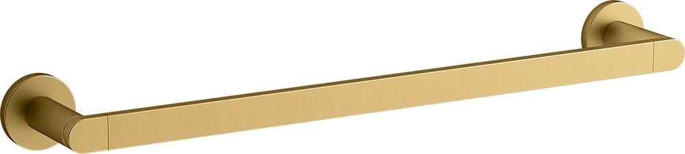 KOHLER Composed® 20 in. Towel Bar in Vibrant® Brushed Moderne Brass