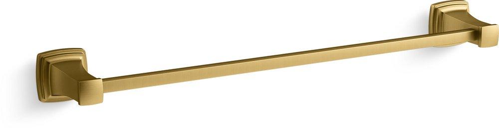 KOHLER Riff® 24 in. Towel Bar in Vibrant® Brushed Moderne Brass