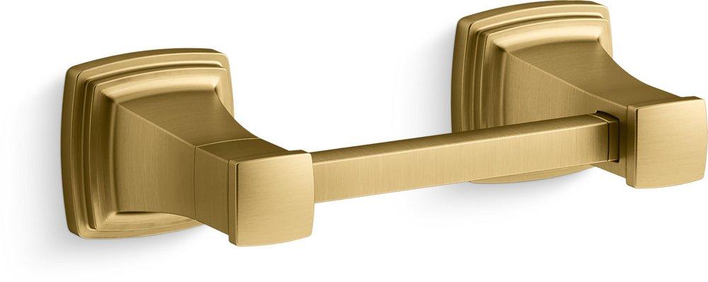 KOHLER Riff® Wall Toilet Tissue Holder in Vibrant® Brushed Moderne Brass