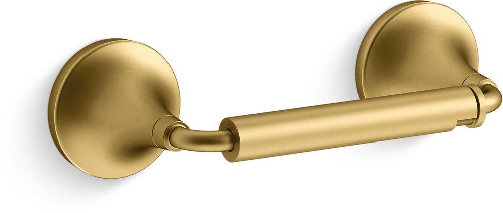 KOHLER Tone™ Wall Toilet Tissue Holder in Vibrant® Brushed Moderne Brass