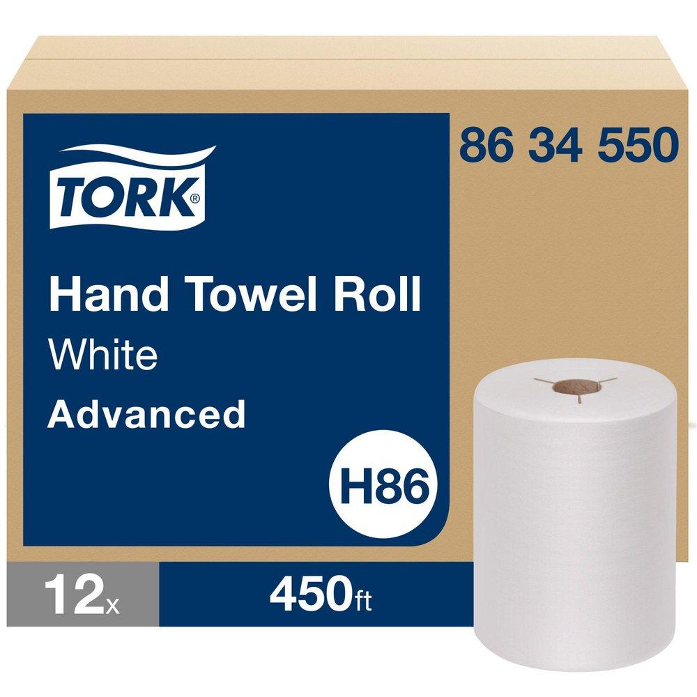 Tork Advanced Adv Twl 1-Ply Whit H86 12/Ca