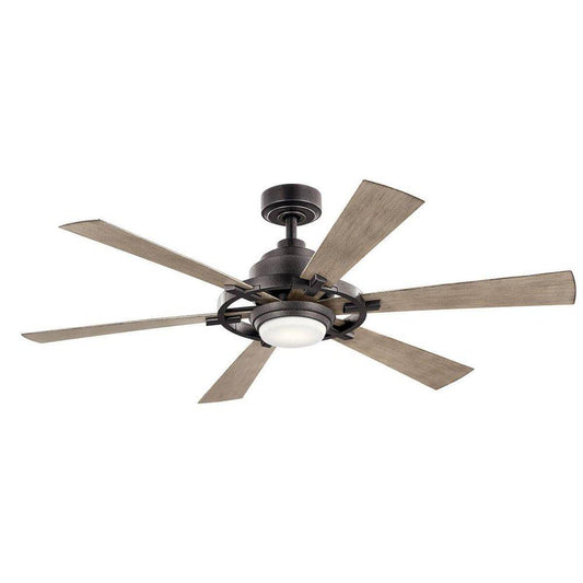 Kichler Lighting Gentry 52 in. 6-Blade Indoor Ceiling Fan in Anvil Iron