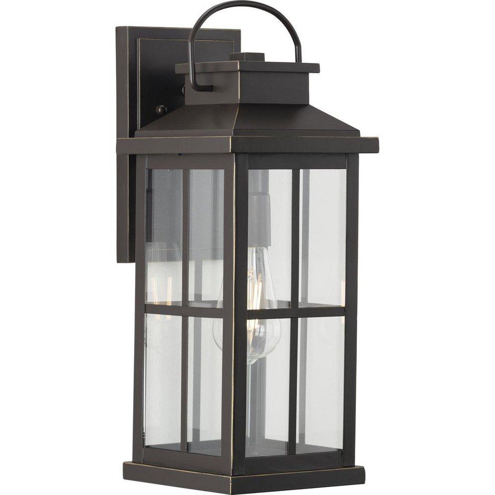 Progress Lighting Williamston 1-Light 100W 14 in. Outdoor Wall Sconce in Antique Bronze