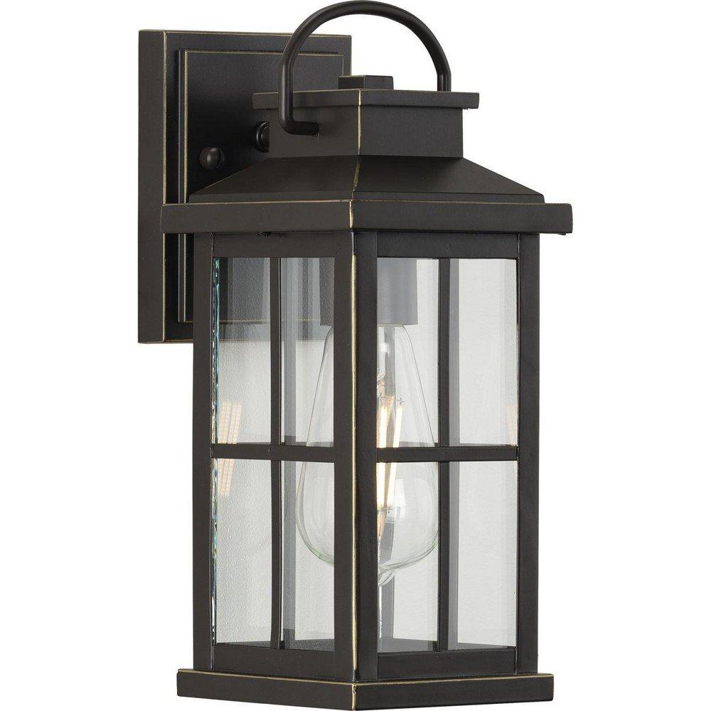Progress Lighting Williamston 1-Light 60W 12 in. Outdoor Wall Sconce in Antique Bronze