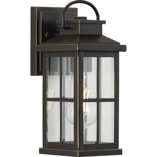 Progress Lighting Williamston 1-Light 60W 12 in. Outdoor Wall Sconce in Antique Bronze