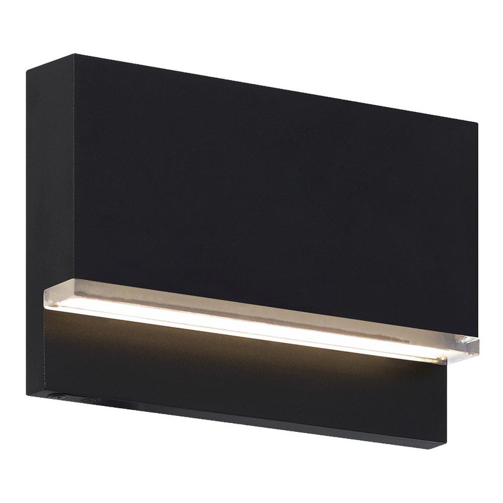 Visual Comfort & Co. Modern Wend 12.1W 1-Light LED Step Light in Black