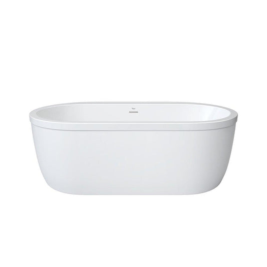 PROFLO® Borealis 66 x 36 in. Freestanding Bathtub with Rear Center Drain in White