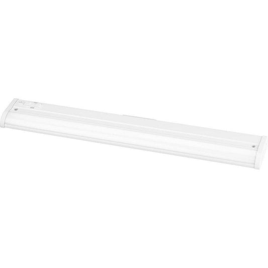 Progress Lighting Hide-A-Lite 24 in. 8.5W 1-Light Integrated LED Under Cabinet Lighting in Satin White