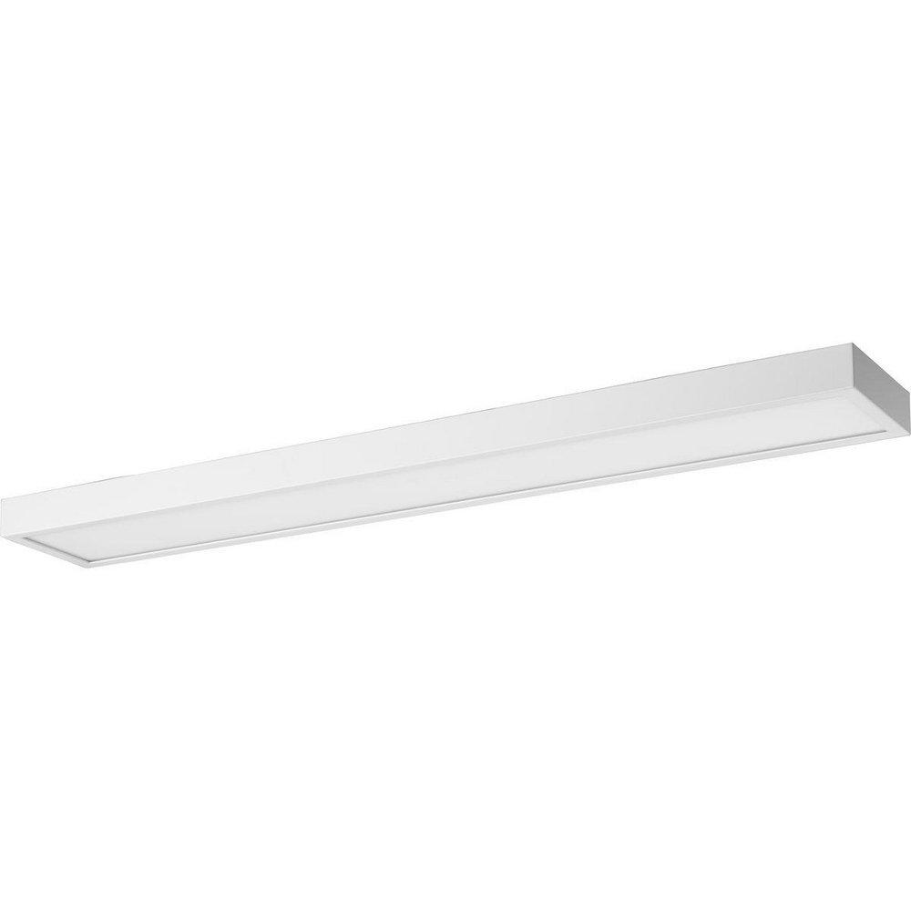 Progress Lighting Everlume 32W 1-Light Satin White Frosted Glass LED Modern Vanity Fixture