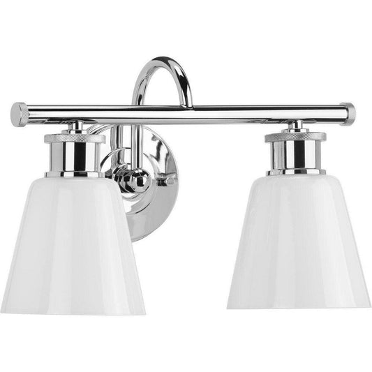 Progress Lighting Ashford 100W 2-Light Medium E-26 Vanity Fixture in Polished Chrome