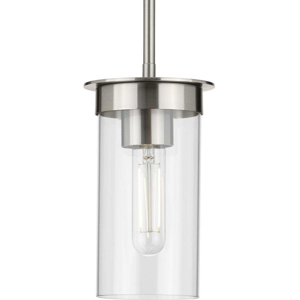 Progress Lighting Kellwyn 60W 1-Light Medium E-26 Incandescent Pendant Light in Brushed Nickel