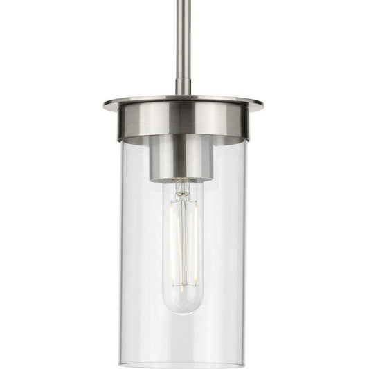 Progress Lighting Kellwyn 60W 1-Light Medium E-26 Incandescent Pendant Light in Brushed Nickel