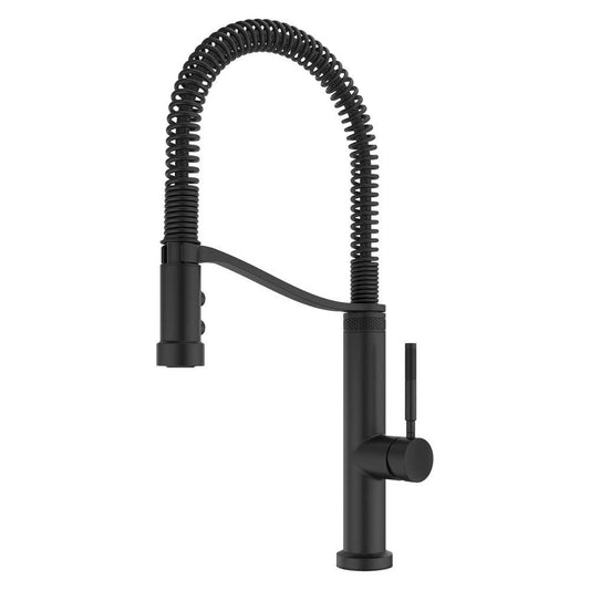 Pfister Bruton™ Single Handle Pull Down Kitchen Faucet in Matte Black