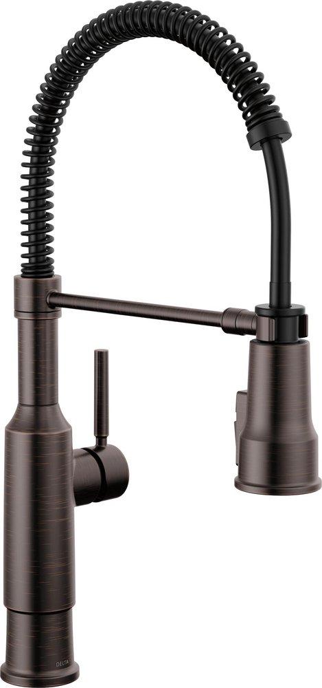 Delta Faucet Theodora™ Single Handle Pull Down Kitchen Faucet in Venetian Bronze
