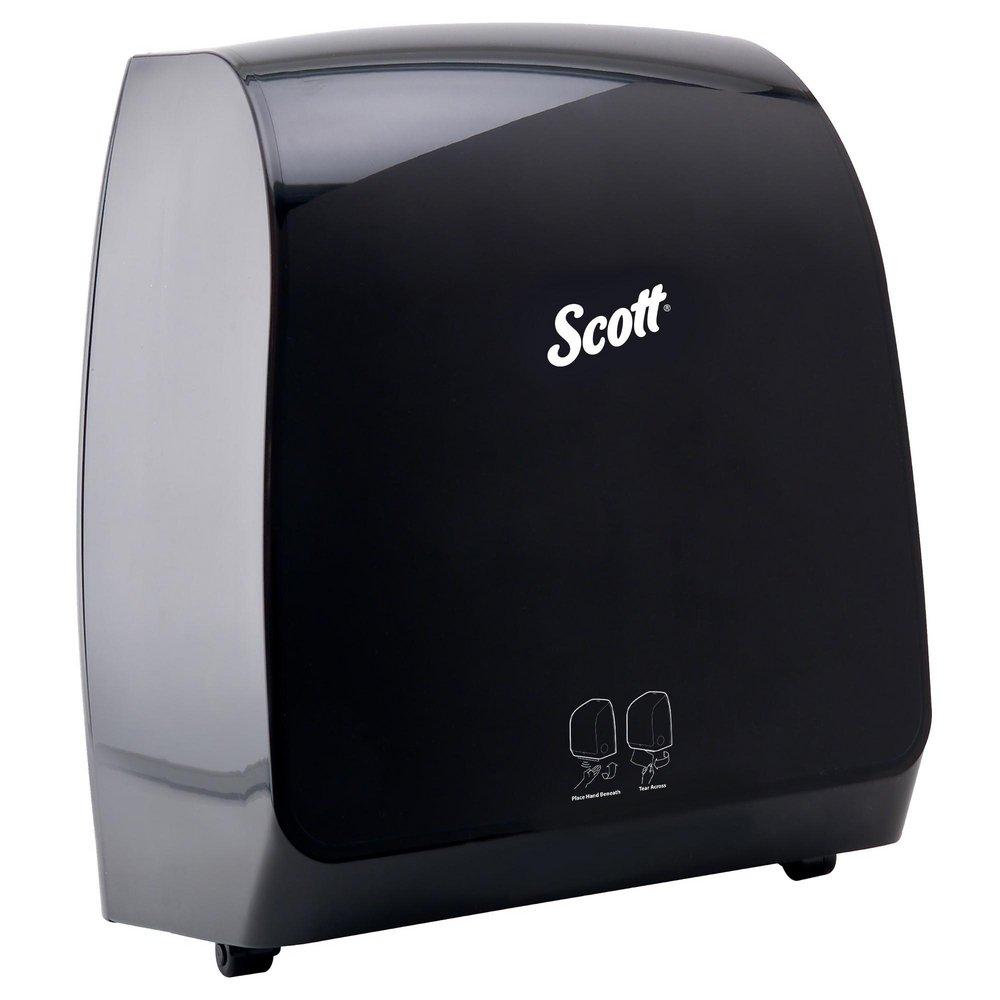 Scott® Pro™ ABS Wall Mount Battery and Electric Automatic Towel Dispenser in Black