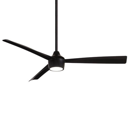 Minka Aire Skinnie 56 in. 3-Blade Outdoor Ceiling Fan in Coal