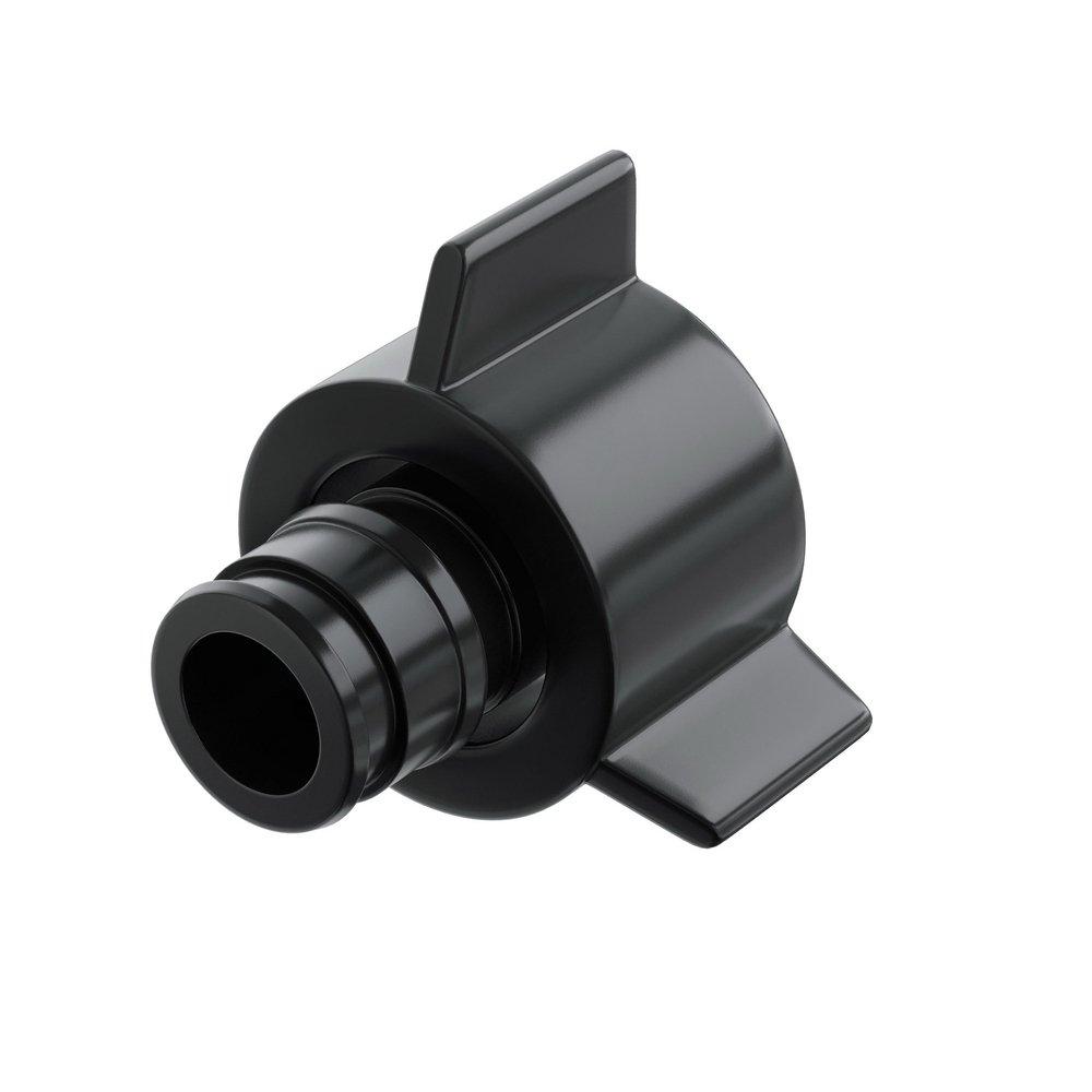 1/2 x 1-14/56 in. F1960 Plastic Adapter in Black