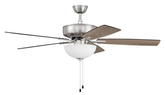 Craftmade Pro Plus 211 5 Blades 52 in. Indoor Ceiling Fan in Brushed Polished Nickel