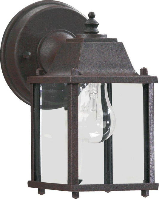 60W 1-Light Medium E-26 Wall Lantern in Rust