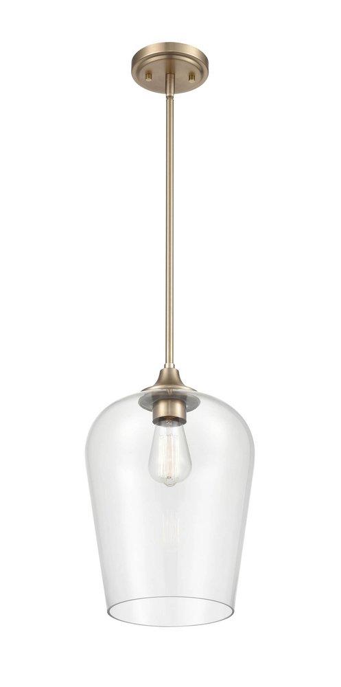 Millennium Lighting Ashford 1-Light Mini-Pendant Light in Modern Gold
