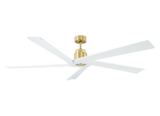 Visual Comfort & Co. Fan Aspen 70 70 in. 5-Blade Indoor Ceiling Fan in Burnished Brass