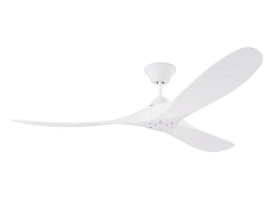 Visual Comfort & Co. Fan Maverick Coastal 60 60 in. 3-Blade Indoor or Outdoor Ceiling Fan in Matte White