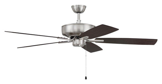 Craftmade Pro Plus 52 in. 5-Blade Indoor Ceiling Fan in Brushed Polished Nickel