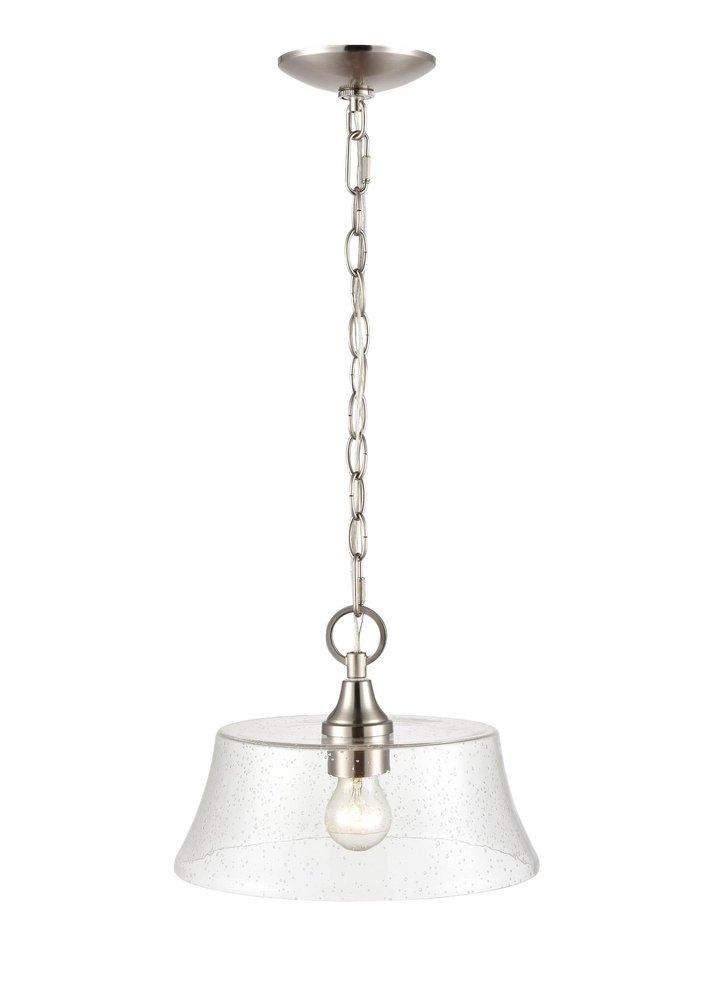 Millennium Lighting Caily 1-Light Pendant Light in Brushed Nickel