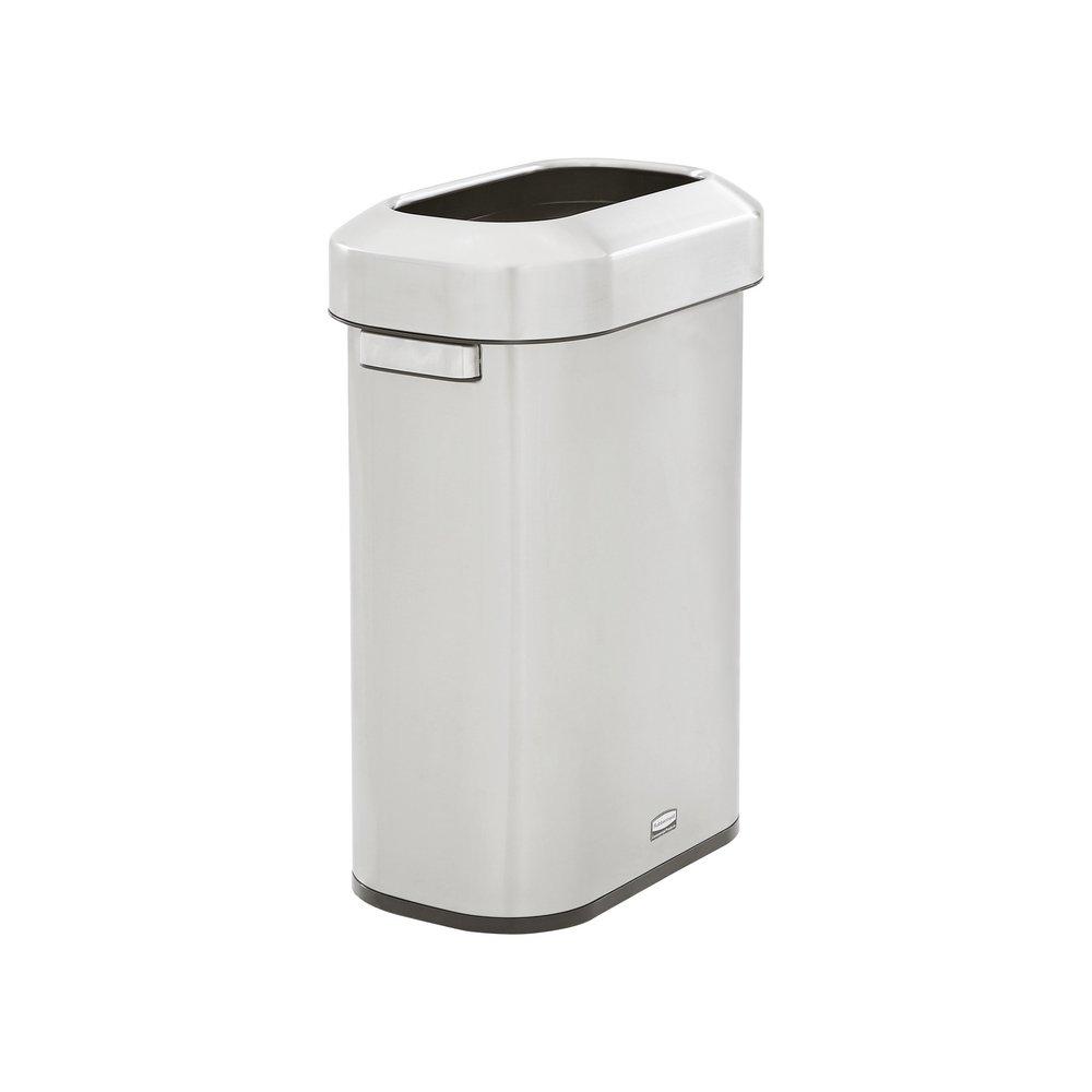 Rubbermaid Refine 15 gal Slim Stainless Steel Can