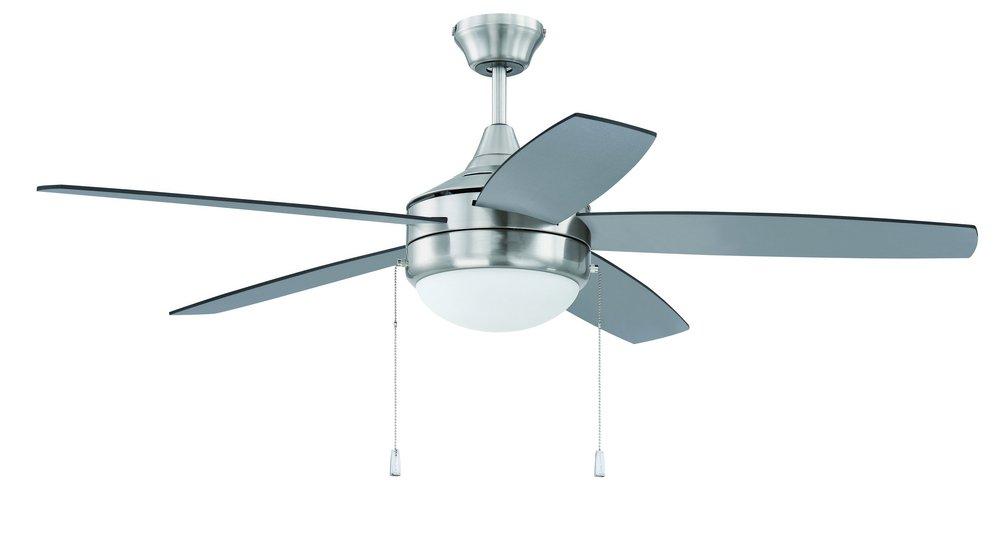 Craftmade Phaze 52 in. 5-Blade Indoor Ceiling Fan in Brushed Polished Nickel
